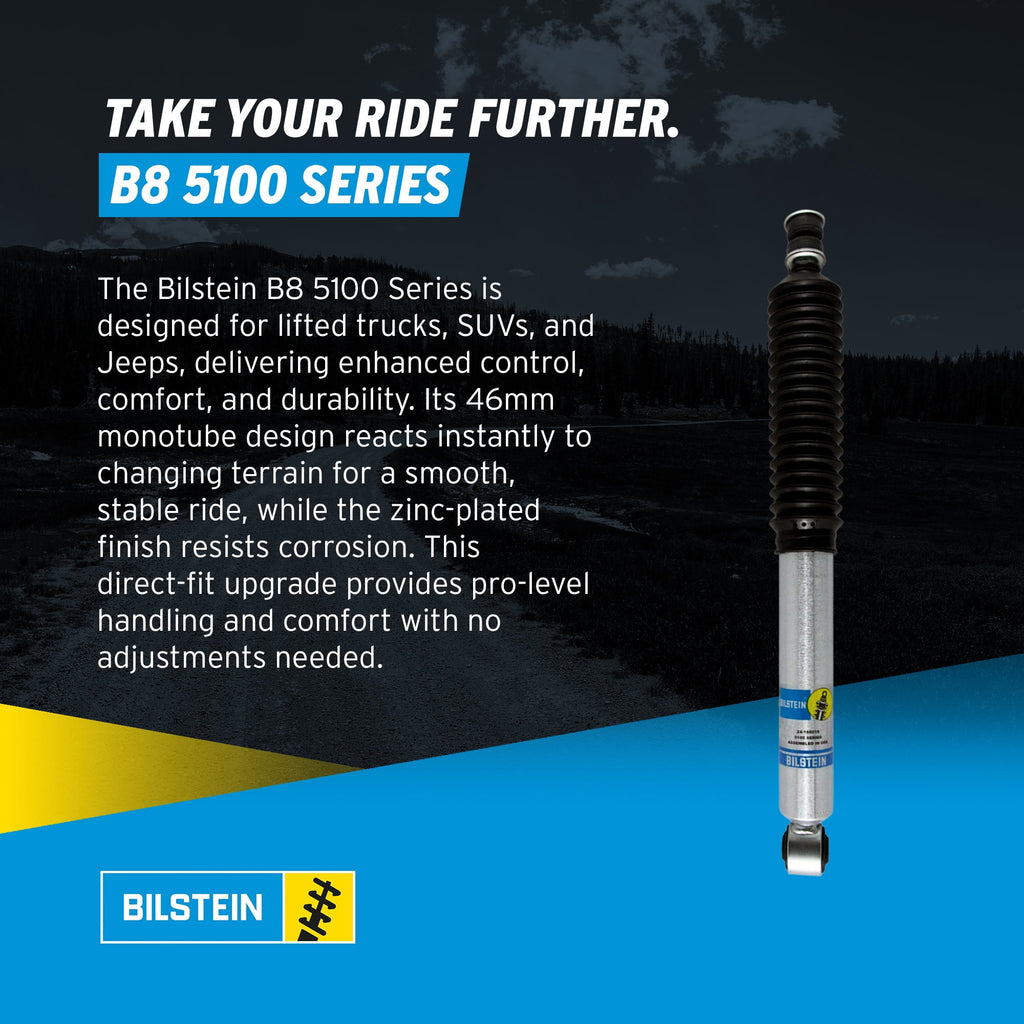 Bilstein Pair of Rear B8 5100 Series Shocks Compatible with 1999-2016 F250/F350 4WD with 0-1 Rear Lift