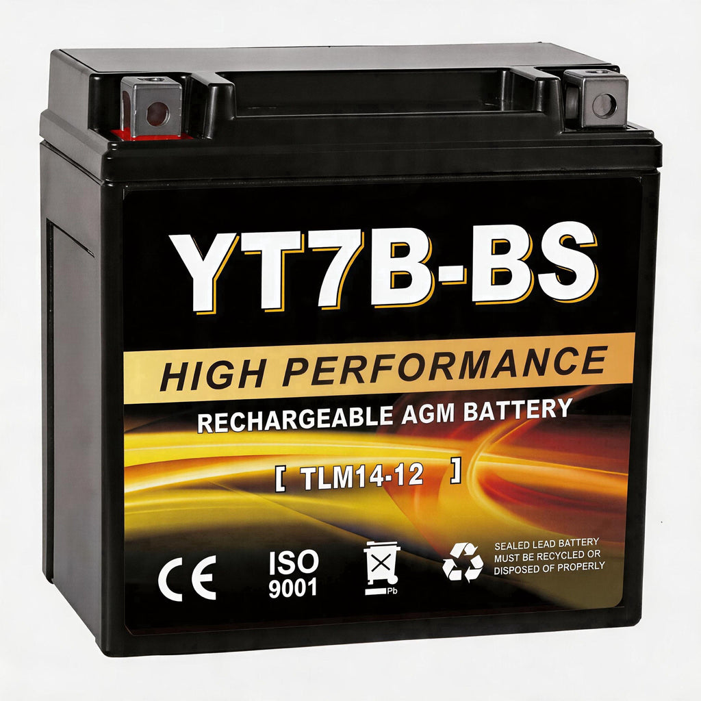 Anlibatt YTX14-BS Motorcycle Battery 12V 12Ah 200CCA Rechargeable Sealed Batteries Powersport Replacement for ATV, Scooter, Jet ski, Dirt Bike
