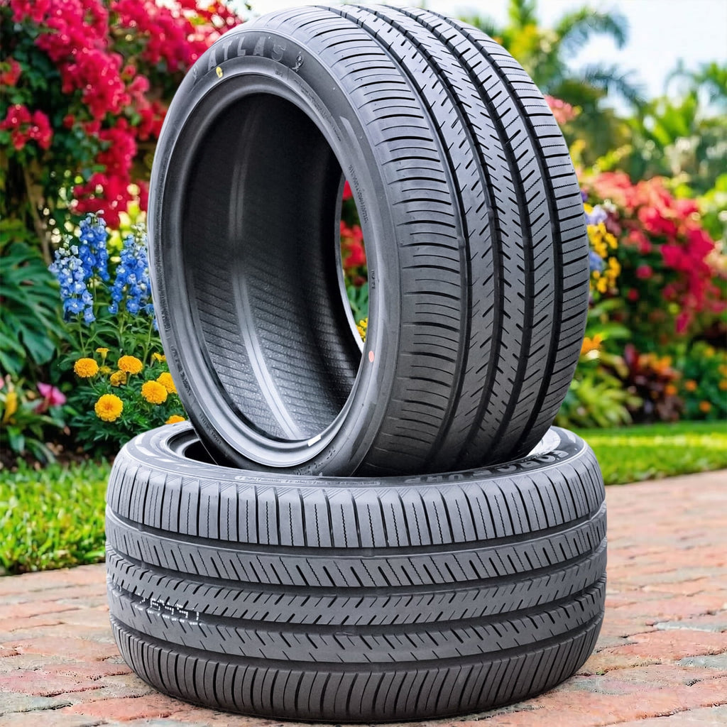Set of 4 (FOUR) Atlas Force UHP 245/55R19 103V A/S Performance Tires Fits: 2014-18 Toyota Highlander Hybrid XLE, 2019 Toyota Highlander Hybrid Limited Platinum